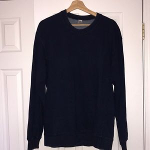 American apparel indigo sweatshirt